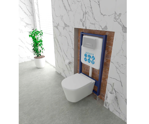 Клавиша смыва механическая Aquatek KDI-0000016 цвет хром - фото 5